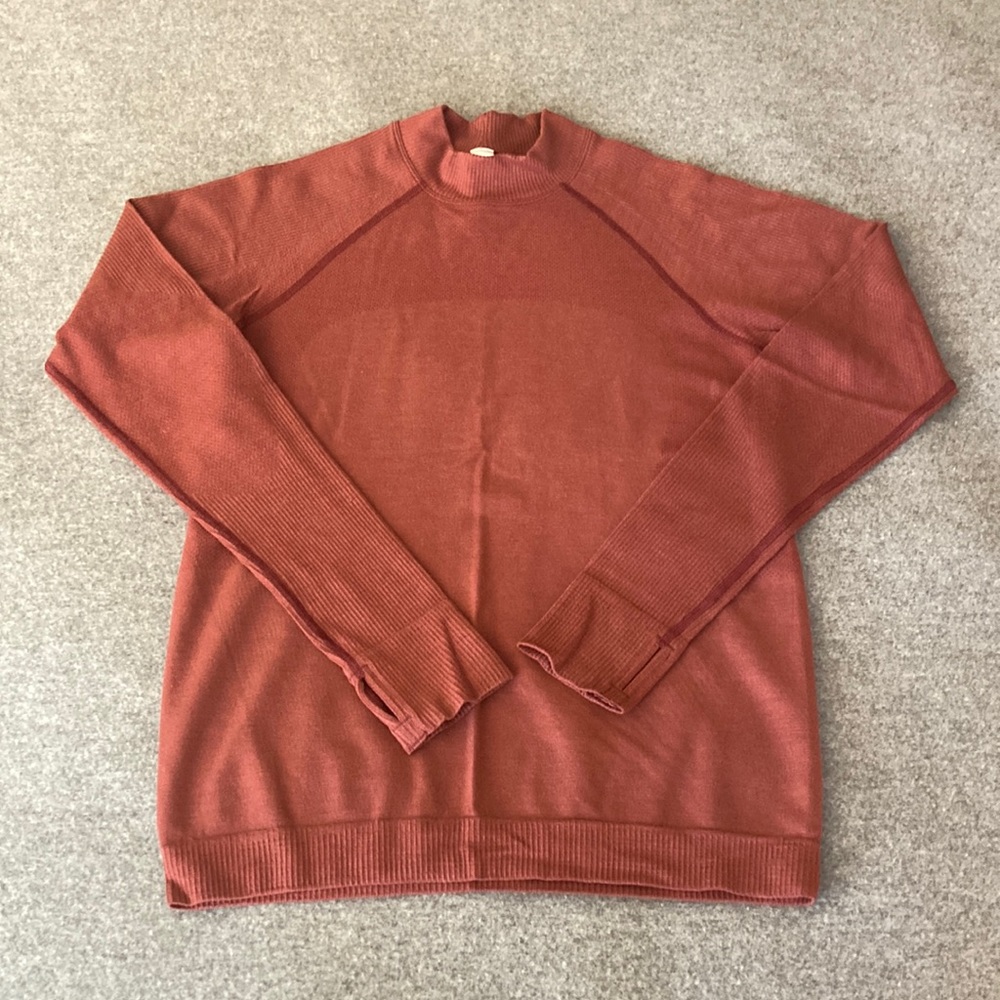 Lululemon Mock Neck Long Sleeve Top